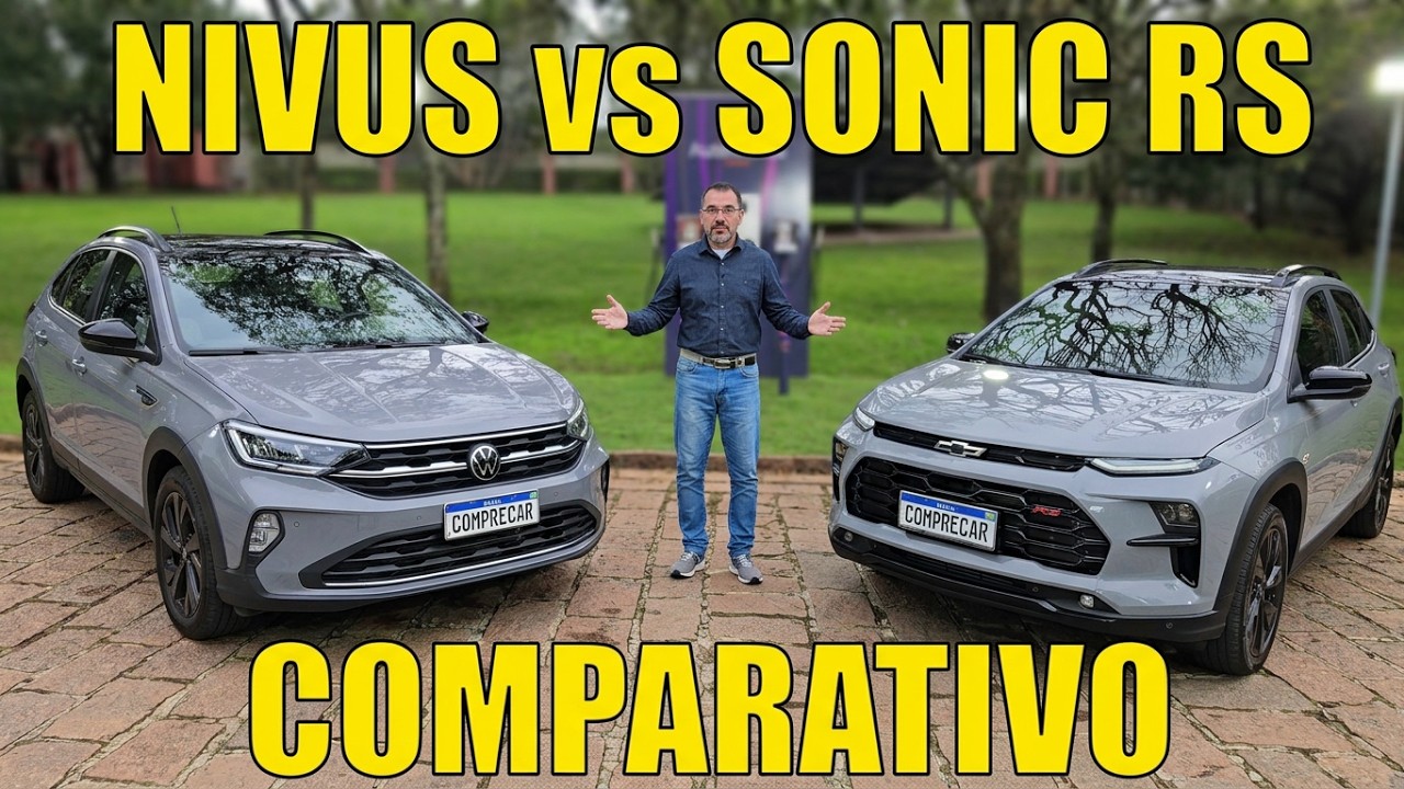 Avaliação: Volkswagen Nivus Highline x Chevrolet Sonic RS - Qual é melhor?