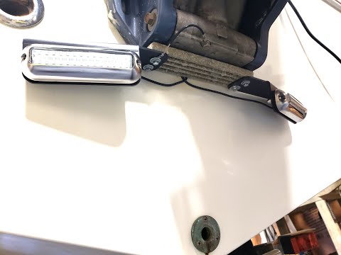 Zynk Marine Model X No Drill Underwater Light Bracket Installation Video Part 3