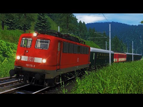 BR110 Sonderfahrt Österreich Südbahn Semmeringbahn Gloggnitz - Semmering RSSLO Train Simulator 2017