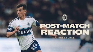Andrés Cubas Post-Victory Reaction vs Sporting Kansas City????️