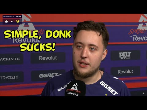 I don't play against s1mple or donk - ZywOo