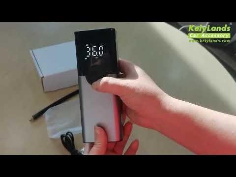 Kelylands Car Air Pump/ Portable Tire Inflator CZK-3686 Cordless Rechargeable