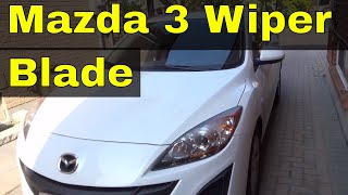 How To Change Wiper Blade On A Mazda 3 (2010)