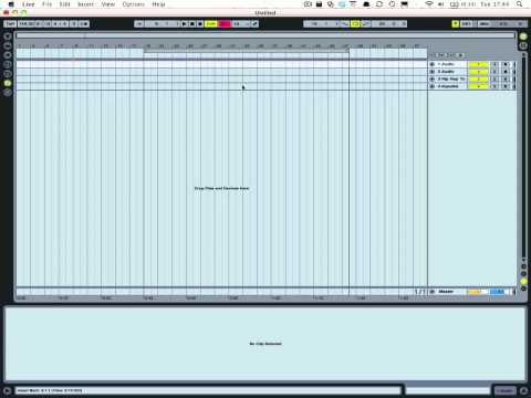 1 Minute Ableton Live Tutorial - Moving from Session View to Arrangement View