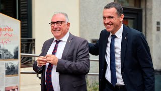 El conseller d'Agricultura, Ramaderia, Pesca i Alimentació, rebut a l'Ajuntament i a Condis