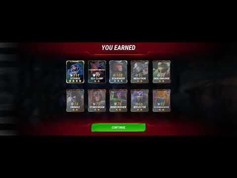 Transformers Earth Wars; Opening 1,000 Premium Crystals (500 Each Faction)