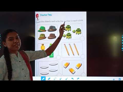 19/04/21 Class : LKG // Numeracy Skill Sheets // Four