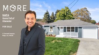 Home Full of Character | 5 Cornwall Avenue, Napa, CA, 94558