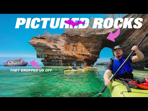 Kayaking Pictured Rocks National Lakeshore | National Parks in Michigan
