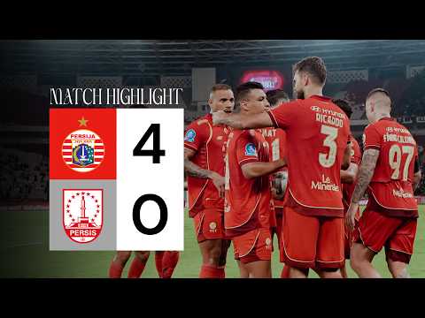 TAK TERBENDUNG! Persija Menang Telak 4-0 atas Persis Solo [Highlight BRI Super League 2025/2026]