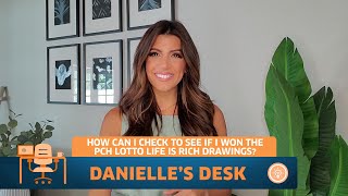 How can I check to see if I won the PCHlotto Life Is Rich drawings