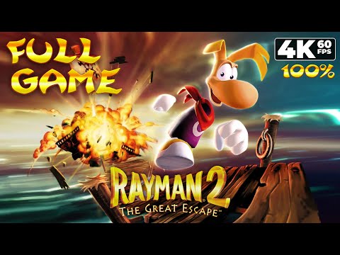 Rayman 2: The Great Escape (PC) - Full Game 4K60 Walkthrough (100%) - No Commentary