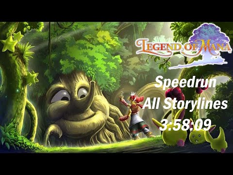 Legend of Mana Speedrun All Storylines PS1 3:58:09