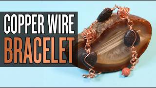 Copper Wire Bracelet Tutorial: Making a Matching Set from Last Week's Earrings
