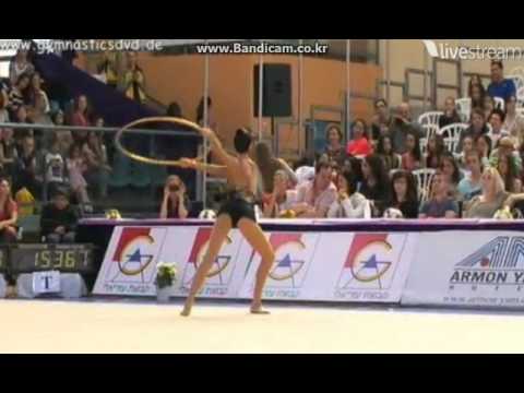 Song E Chun (KOR) RG GP Holon 2014 AA Hoop