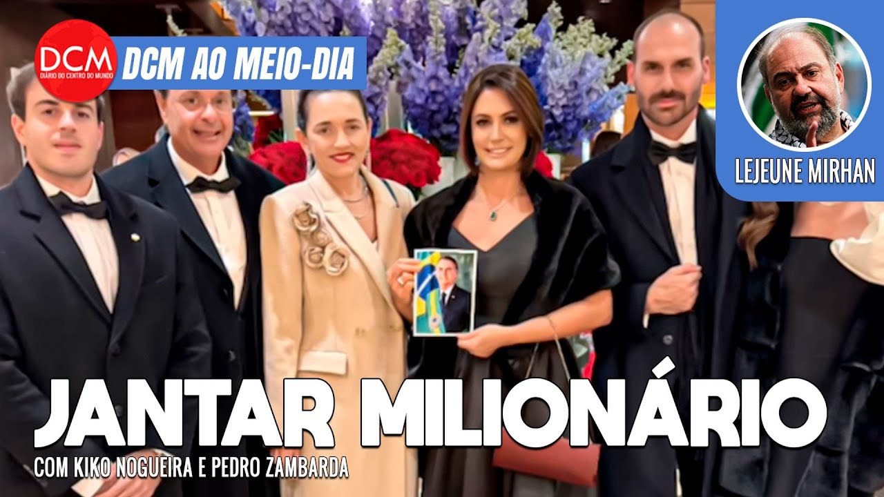 Convite para jantar de Trump com Eduardo Bolsonaro e Michelle custou mais de US$ 1 milhão