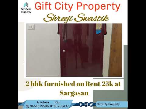 2 BHK Residential Apartment 157 Sq. Yards for Rent in Sargaasan, Gandhinagar