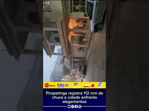 TROMBA DGUA ATINGE  PIRAPETINGA MG