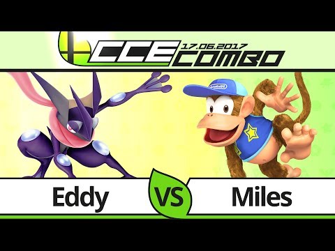 CCE COMBO - Eddy (Greninja) vs Miles (Diddy Kong) - Smash 4