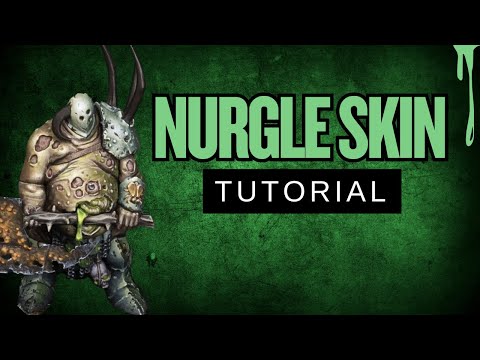 How to Paint Nurgle Skin - Lord Of Plagues - Warhammer Tutorial