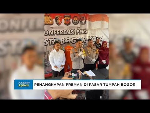PELAKU PREMANISME BERSAJAM DI TANGKAP POLRESTA BOGOR KOTA
