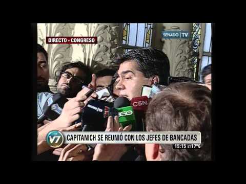 Visión 7: Capitanich se reunió con los jefes de bloque