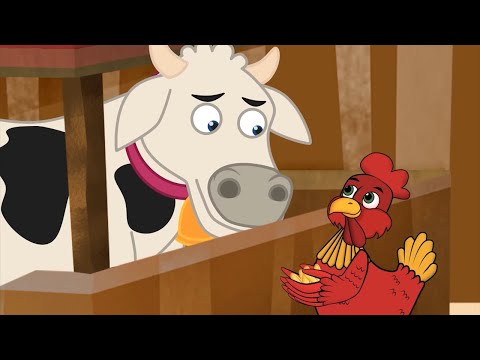 2 Märchen | Die kleine Rote Henne Märchen | Gute Nacht geschichte für kinder