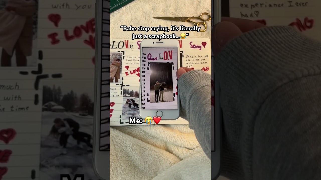 No it’s not! 😭❤️ #scrapbooking #love