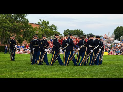 U.S. Army Drill Team (USADT) Performs at Twilight Tattoo 2022