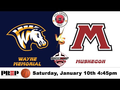 GottaGetIt Classic || Wayne Memorial vs Muskegon || Boy's Basketball || Full Livestream