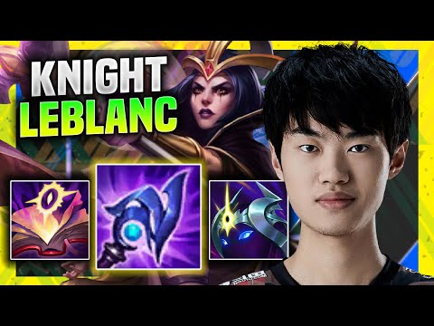 WHEN KNIGHT PLAYS LEBLANC MID! - TES Knight Plays Leblanc Mid vs Galio! | Season 11