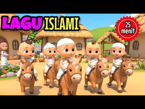 Lagu anak islami 25 menit - allahul kahfi sholawat badar sholawat busyro