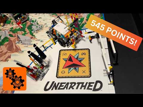 545/545 | FIRST LEGO League UNEARTHED Challenge Complete Robot Run