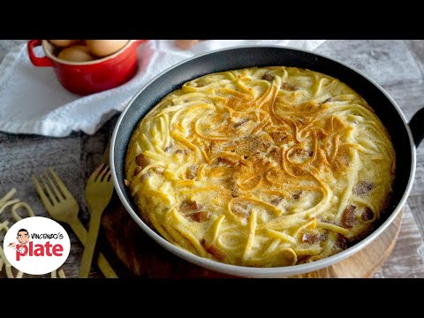 SPAGHETTI CARBONARA FRITTATA