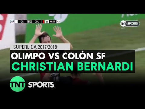 Christian Bernardi (0-3) Olimpo vs Colón SF | Fecha 19 - Superliga Argentina 2017/2018