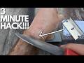 How To Make Any Knife Razor Sharp In 3 Minutes Or Less