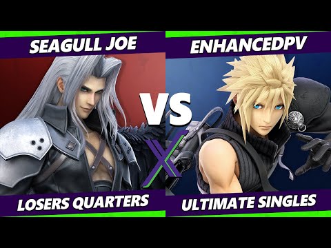 S@X 470 Losers Quarters - Seagull Joe (Sephiroth, Diddy Kong, Palutena) Vs enhancedpv (Cloud) - SSBU