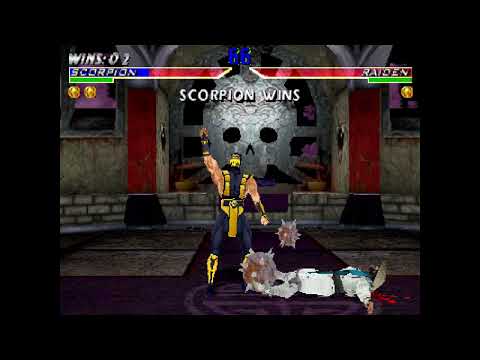 Mortal Kombat 4 Arcade - Scorpion (Playthrough/Longplay) 4K