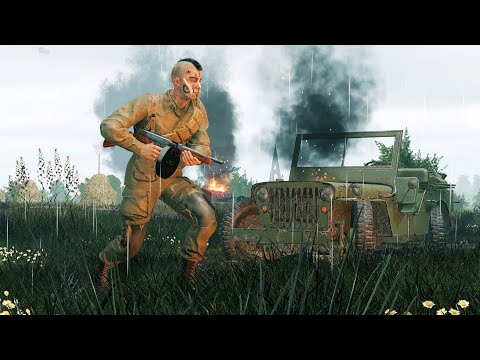 US Forces vs Wehrmacht - Chateau du Bosq - Invasion of Normandy | Enlisted Gameplay