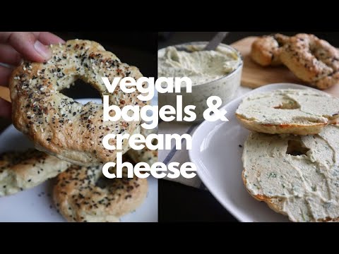 Vegan Bagels & Cream Cheese | Easy Plant-Based Recipes