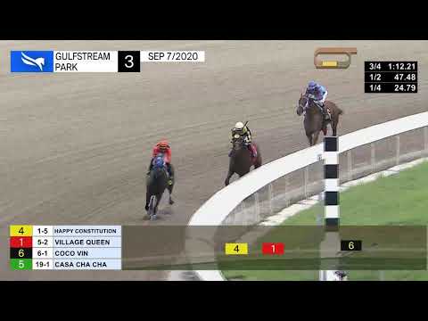 Gulfstream Park September 7, 2020 Race 3