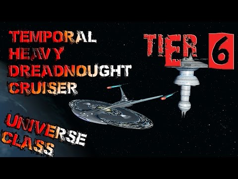 Temporal Heavy Dreadnought Cruiser [T6] - Universe Class - with all ship visuals - Star Trek Online