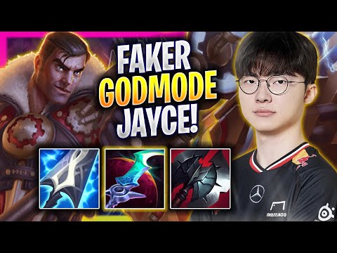 FAKER LITERALLY GOD MODE WITH JAYCE! - T1 Faker Plays Jayce TOP vs Yorick! | Season 2025