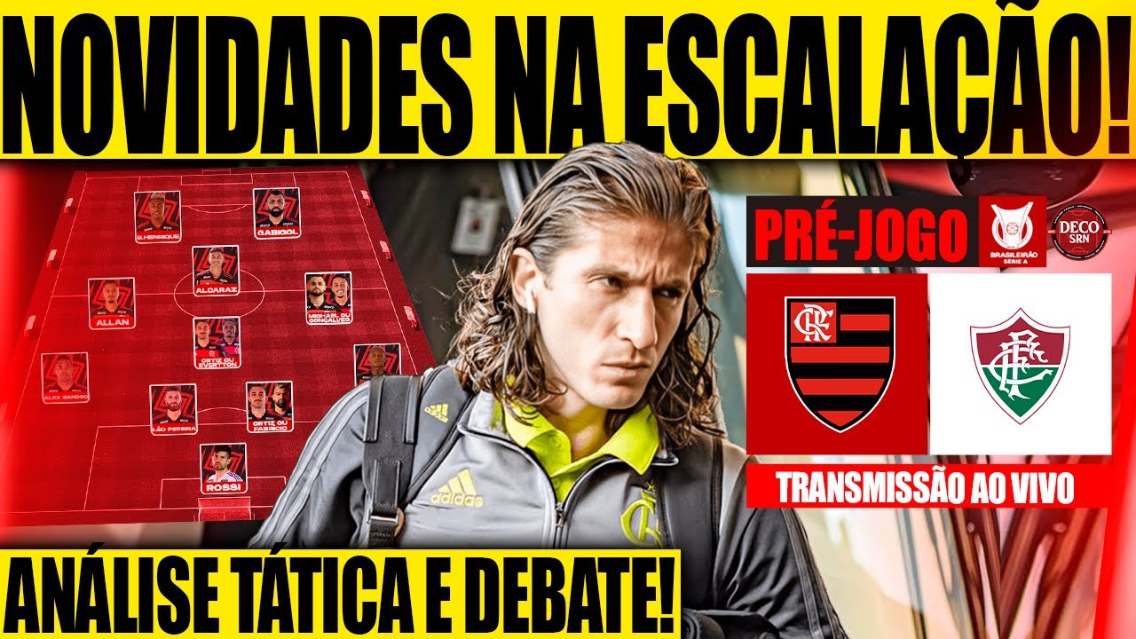 PRÉ JOGO FLAMENGO X FLUMINENSE AO VIVO! ANÁLISE TÁTICA E DEBATE! BRASILEIRÃO 2024