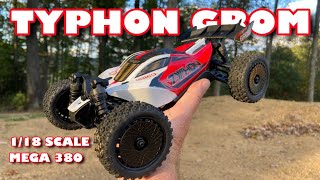 ARRMA Typhon Grom - Unboxed, Speed Tested and Backyard Track Bashed
