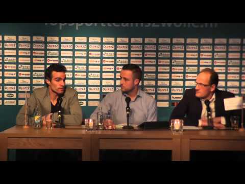 Persconferentie Landstede Volleybal - Wenters Sports Orion