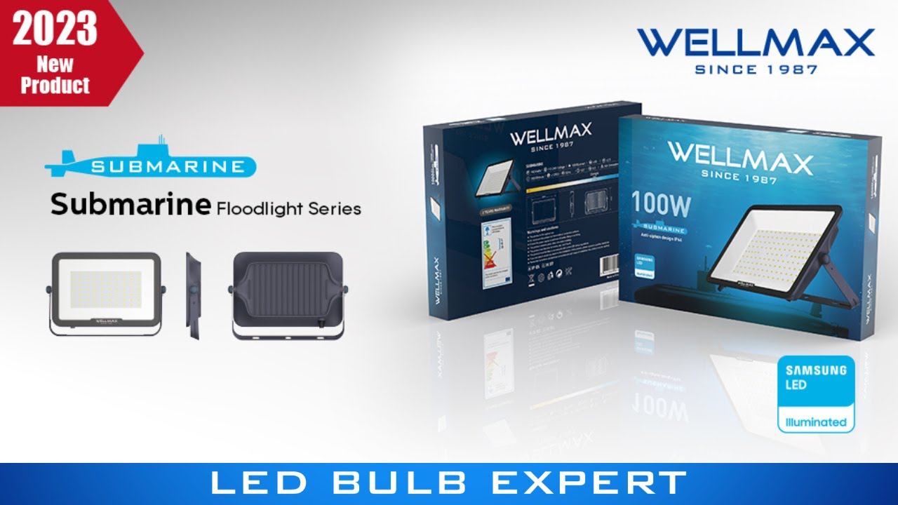 Submarine Series Floodlight, For Tough Weather- WELLMAX NEW RELEASE