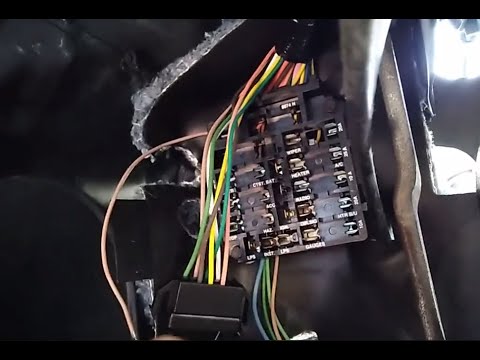 1968 Camaro Fuse box install : 244