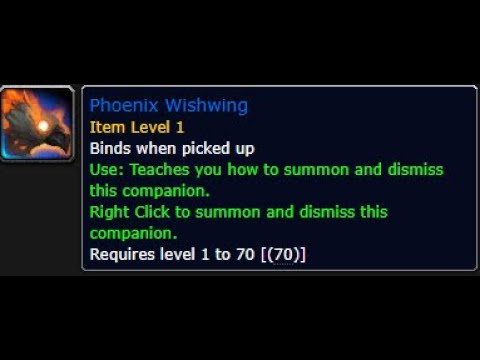 How to get the Phoenix Wishwing Pet (Secret Pet)