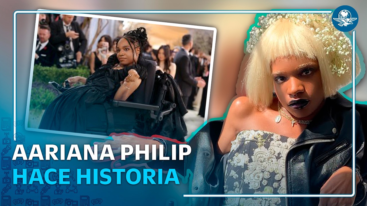 Aariana Rose Philip marca un hito en la Met Gala por la inclusión en la moda